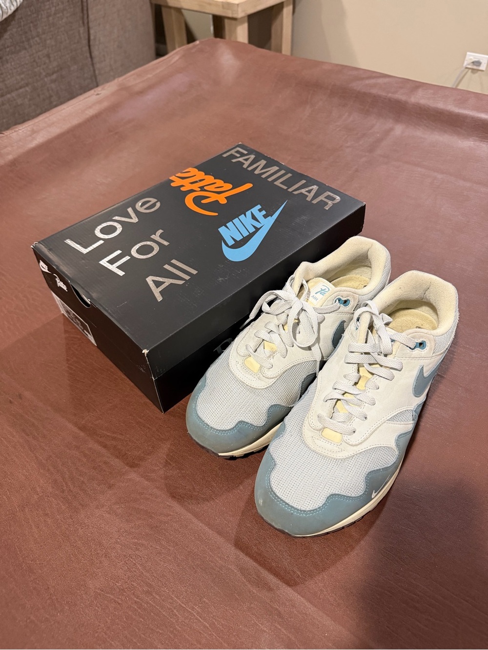 Nike Air Max 1 Patta Waves Noise Aqua size 12